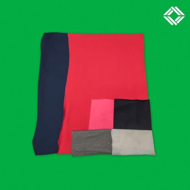 Trapos industriales de camiseta color