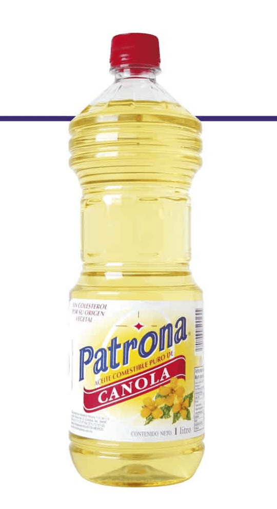 Aceite de canola Patrona 12 piezas 1L