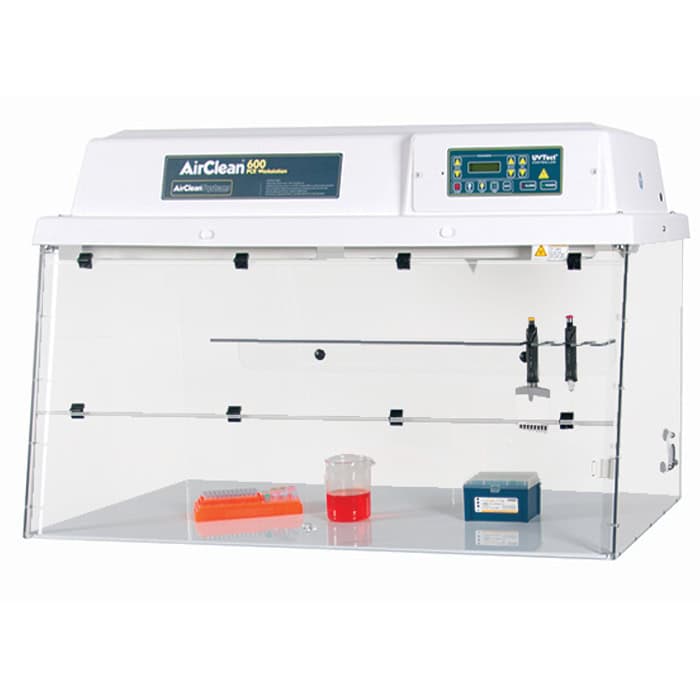 Campanas para PCR de aire muerto Airclean