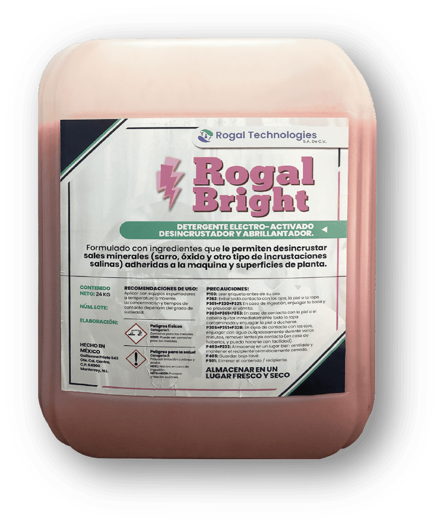 Rogal Bright - Detergentes Ácidos para la Industria Alimenticia