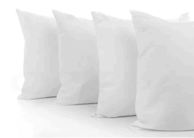 Almohadas para hoteles con funda de fácil apertura 20pz