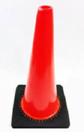 Conos de trafico de 70 cm naranja sin cinta