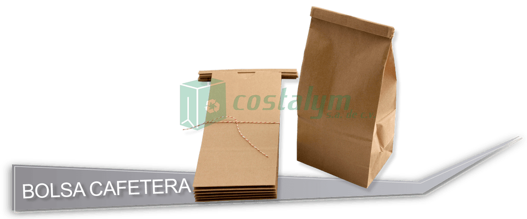 Bolsas de papel kraft con sello de alambre
