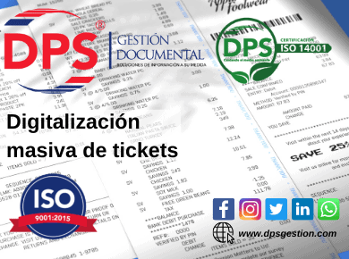 Digitalización Masiva de Tickets