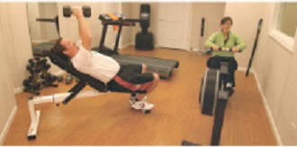 Pisos para gimnasio imitación madera