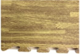 Pisos de foamy tipo madera de rompecabezas