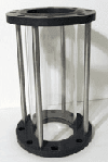 Indicadores de flujo en acero inoxidable de tipo carrete