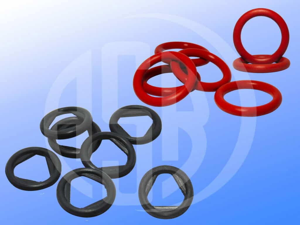 Productos de hule en forma de anillo Oring's