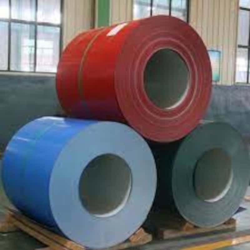 Laminas de acero Pintro para Cubiertas de Naves Industriales 