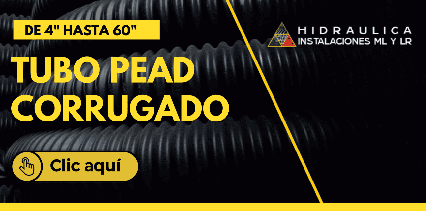 Tuberia corrugada de polietileno - Hidráulica Instalaciones ML y LR
