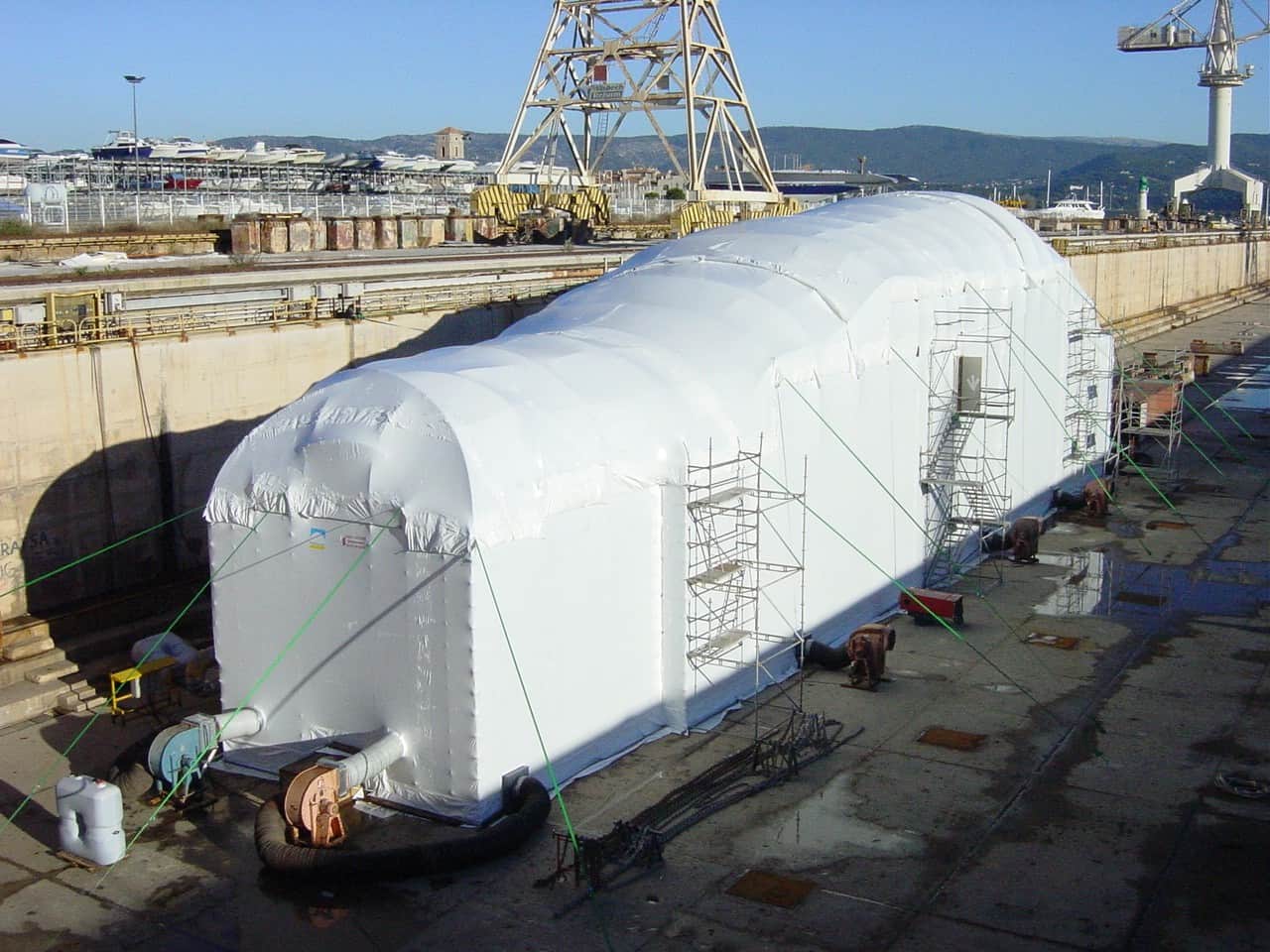 Pistolas de calor para retractilar silos 3