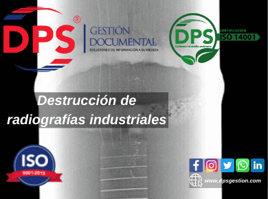 destrucción de radiografías industriales