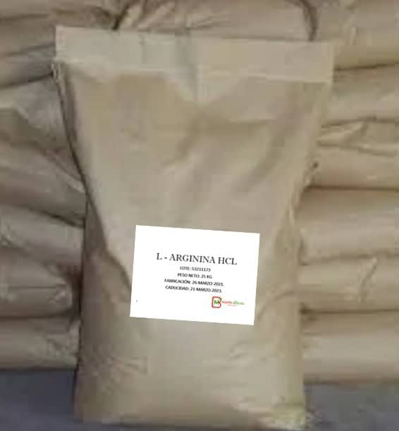 Arginina hcl suplemento alimenticio