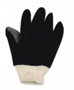 Guantes de mezclilla con puño de algodón 
