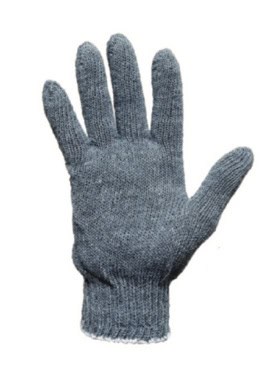 Guantes tipo japonés gris tejidos