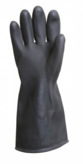 Guantes contra ácidos de 45 cm