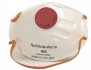 Mascarillas tipo concha modelo 1730