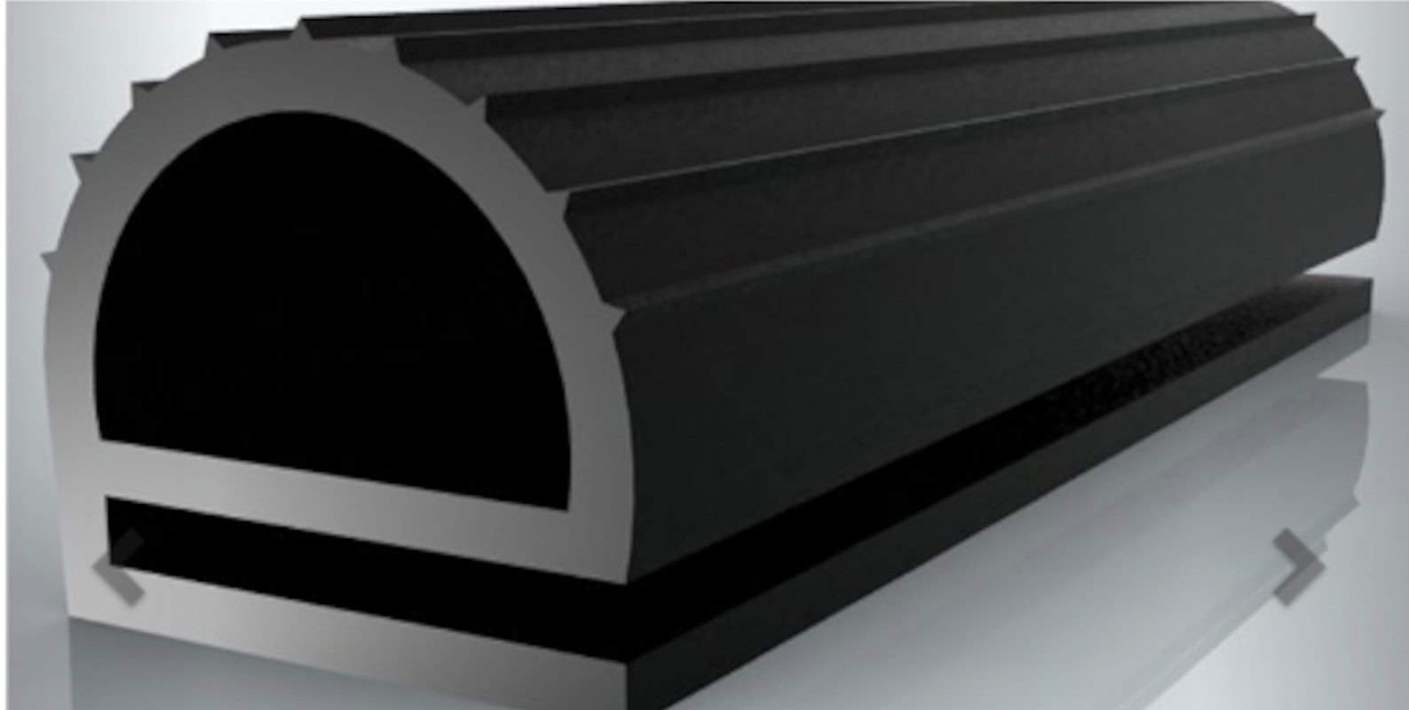 Perfiles de Silicón Tipo E para Ensamblado de Carcasas