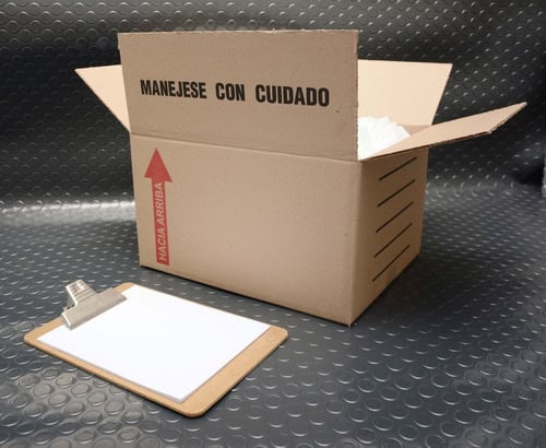 Cartón corrugado para regalos