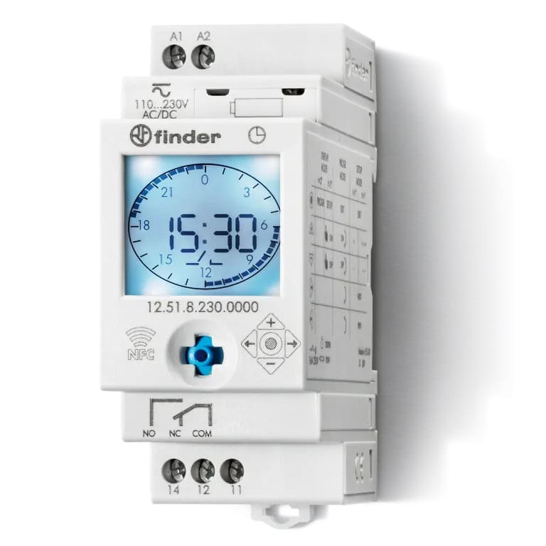 Interruptor horario astronomico Finder 16 A Tipo 12.51
