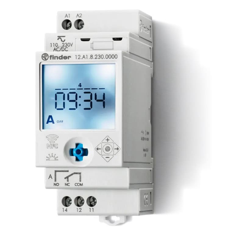 Interruptor horario astronomico Finder 16 A Tipo 12.A1