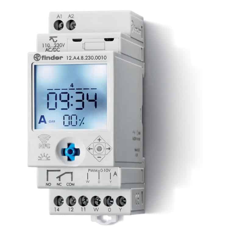 Interruptor horario astronomico Finder 16 A Tipo 12.A4