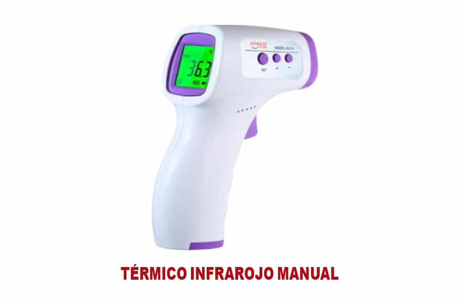 Termometro térmico infrarojo manual