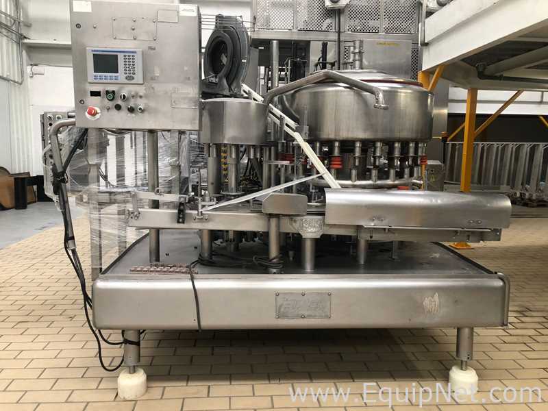 Máquina llenadora de líquidos Rotativa de Acero Inoxidable