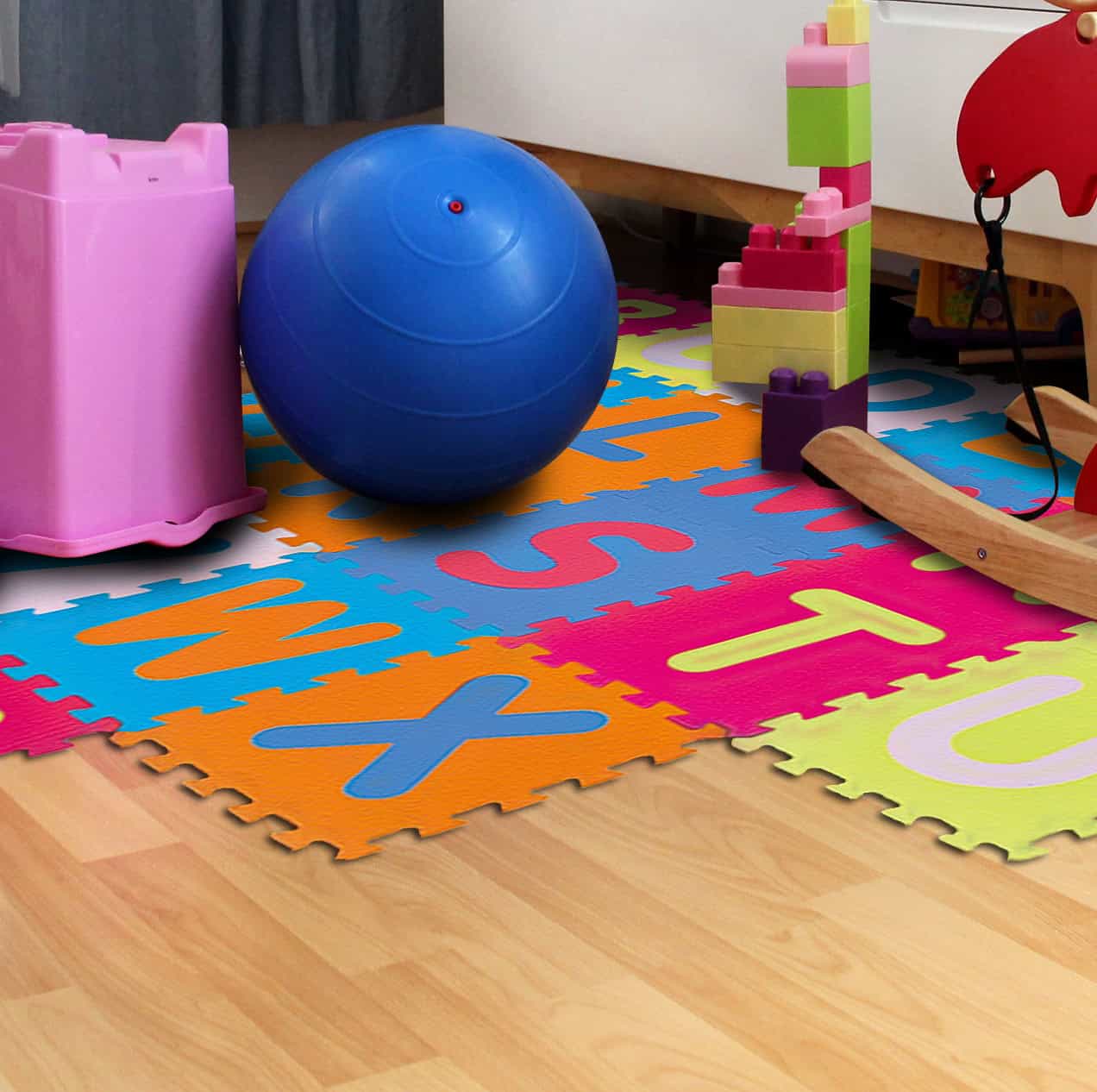 Pisos de foamy para áreas de juegos infantiles
