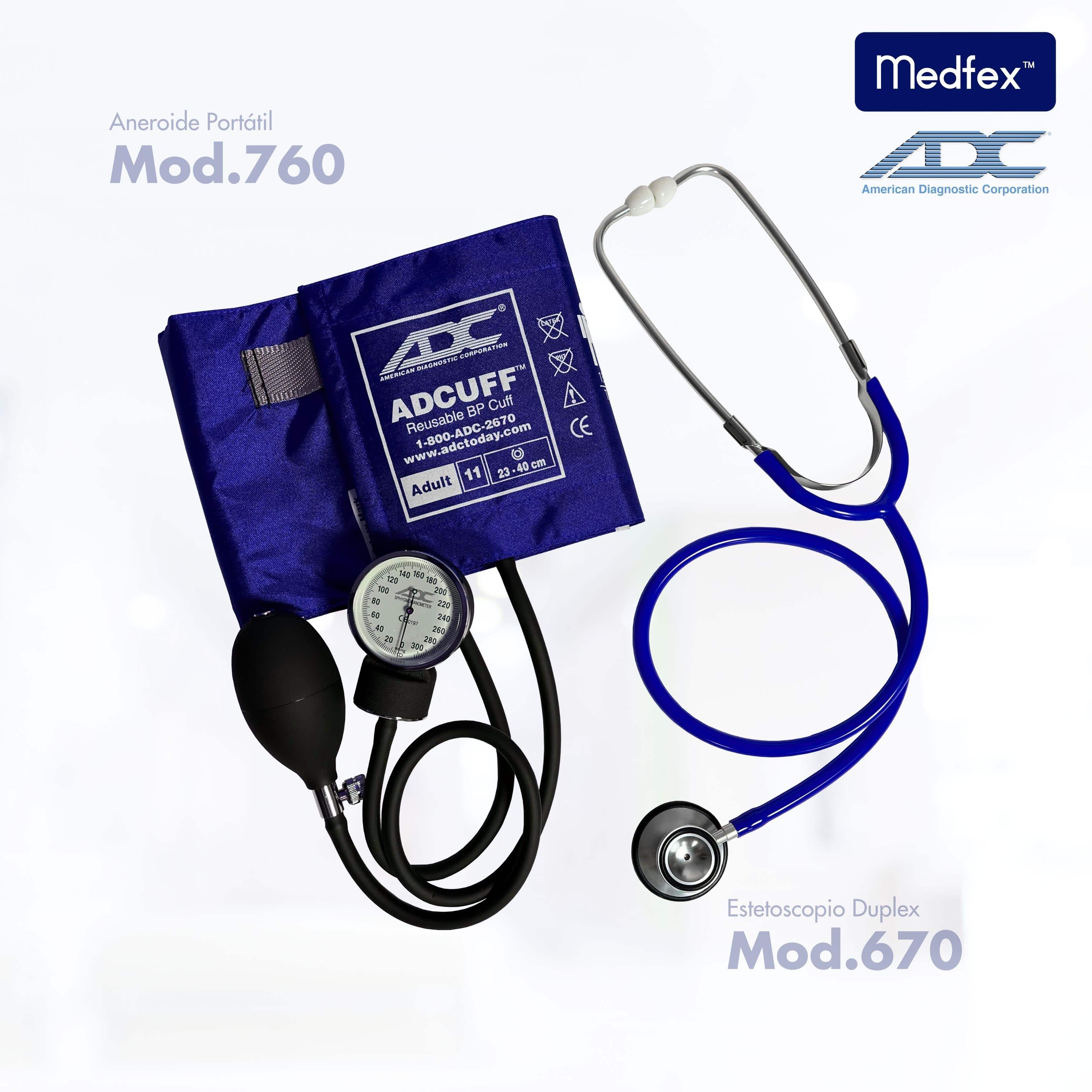 Baumanometros con estetoscopio dúplex ADC