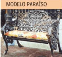 Bancas Modelo Paraíso para 2 personas