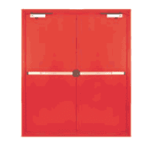 Puertas metálicas contra incendio de uso industrial