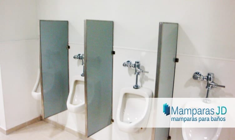Mamparas de lamina esmaltada para mingitorios 