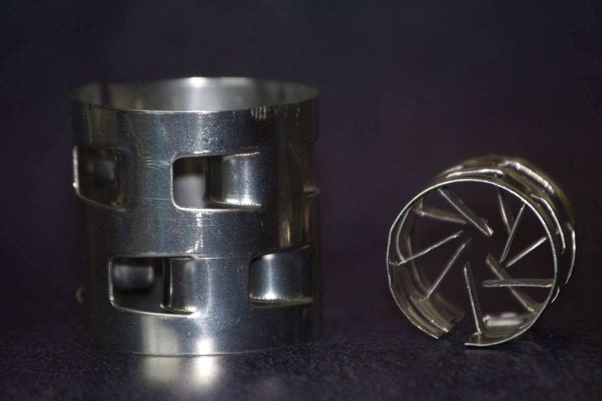 Anillo Pall en acero inoxidable