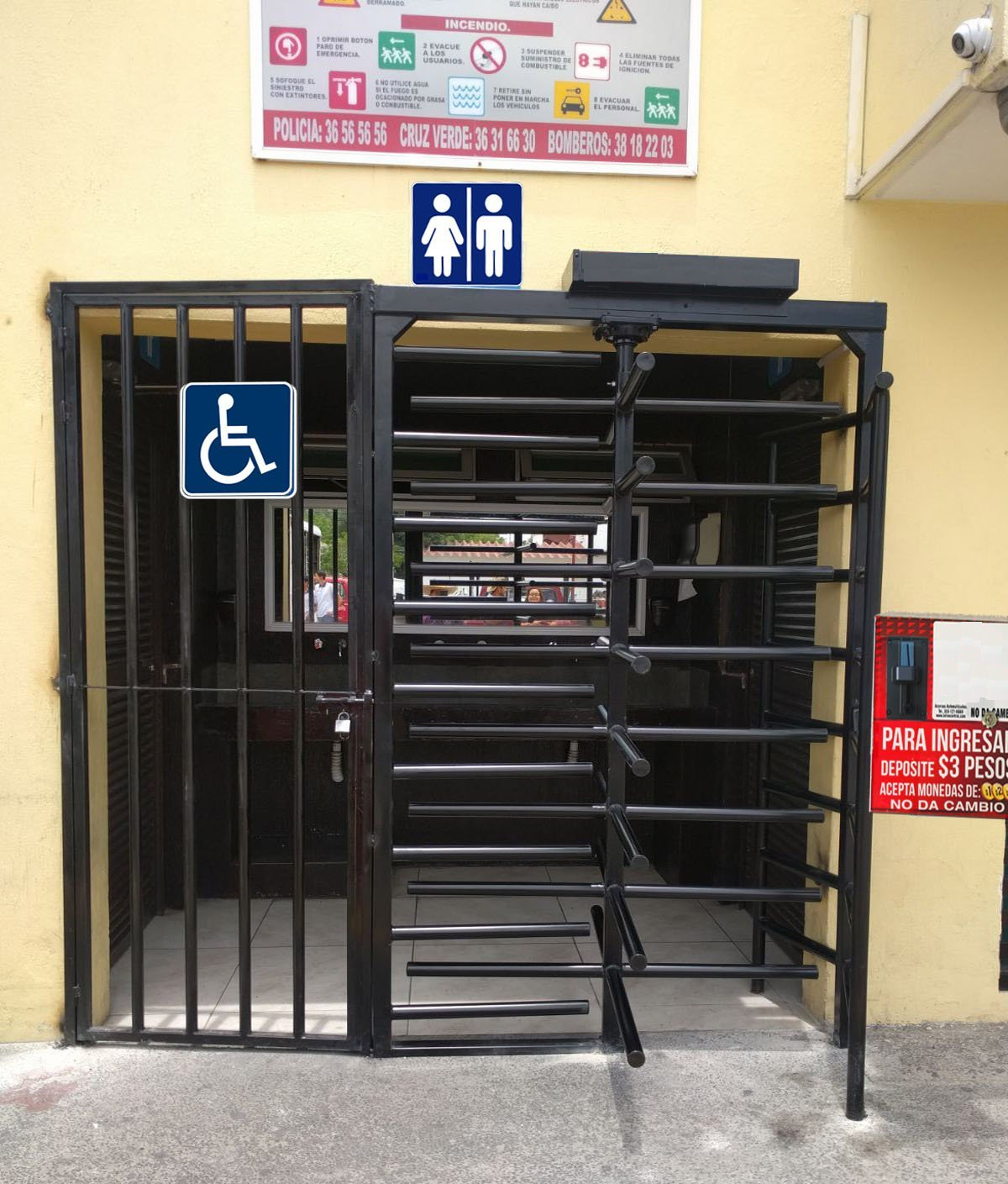 Equipos para control de accesos a baños publicos5