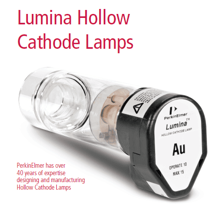 Lámparas de Descarga sin Electrodos y de Cátodo Hueco Perkin Elmer