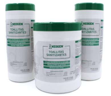 Toallitas antibacteriales Neogen 1