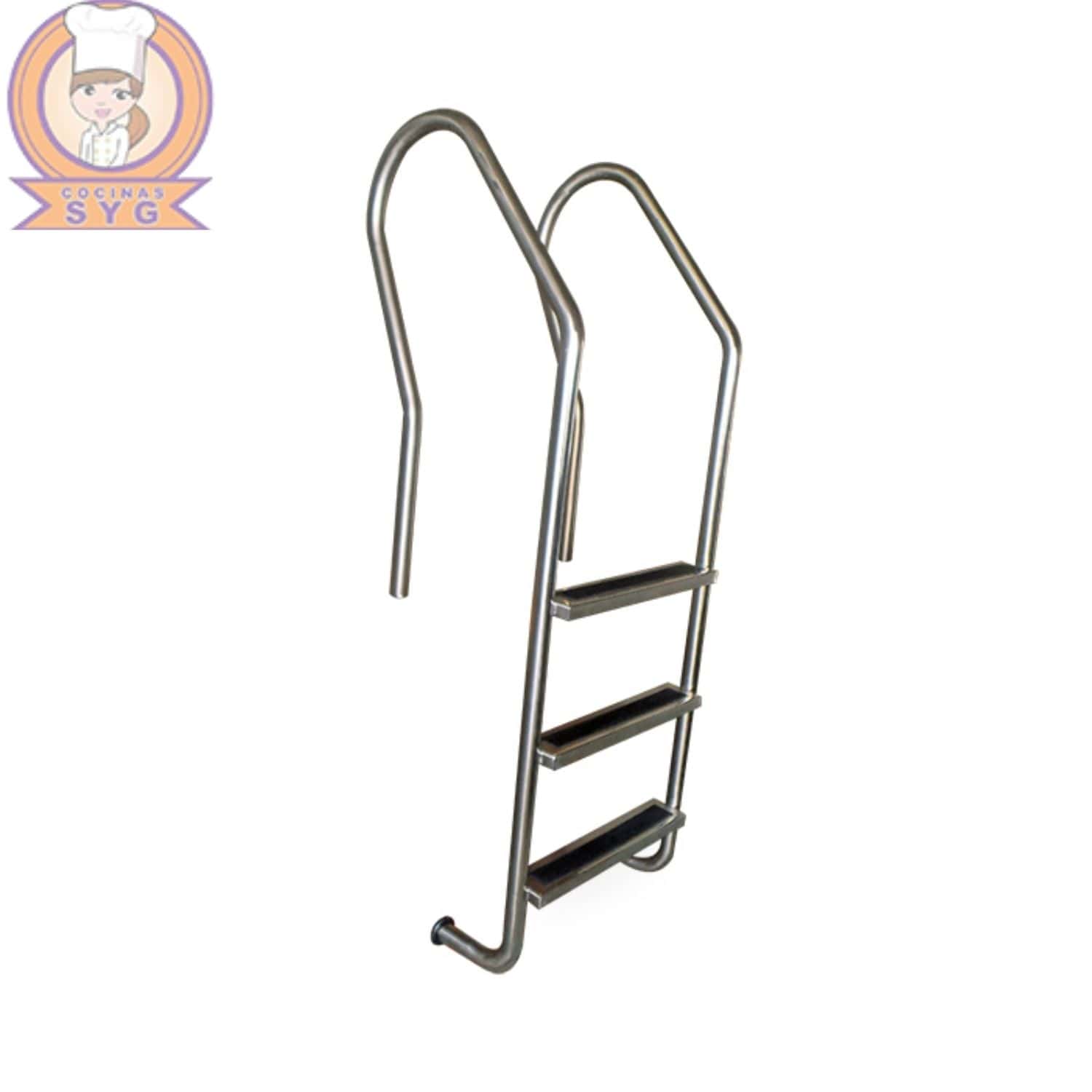 Escalera para alberca de acero inoxidable