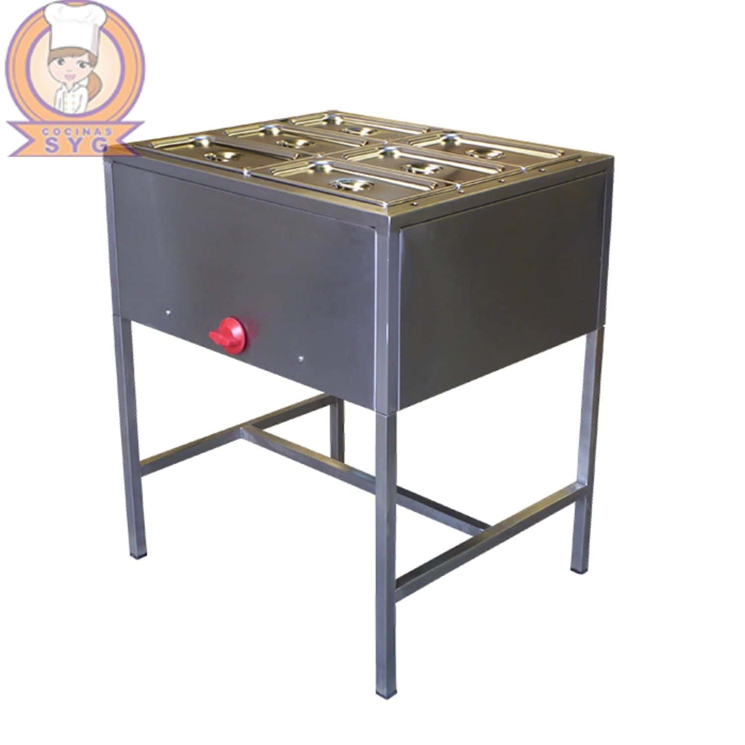 Vaporera para 2 insertos enteros