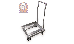 Carro dolly en acero inoxidable.