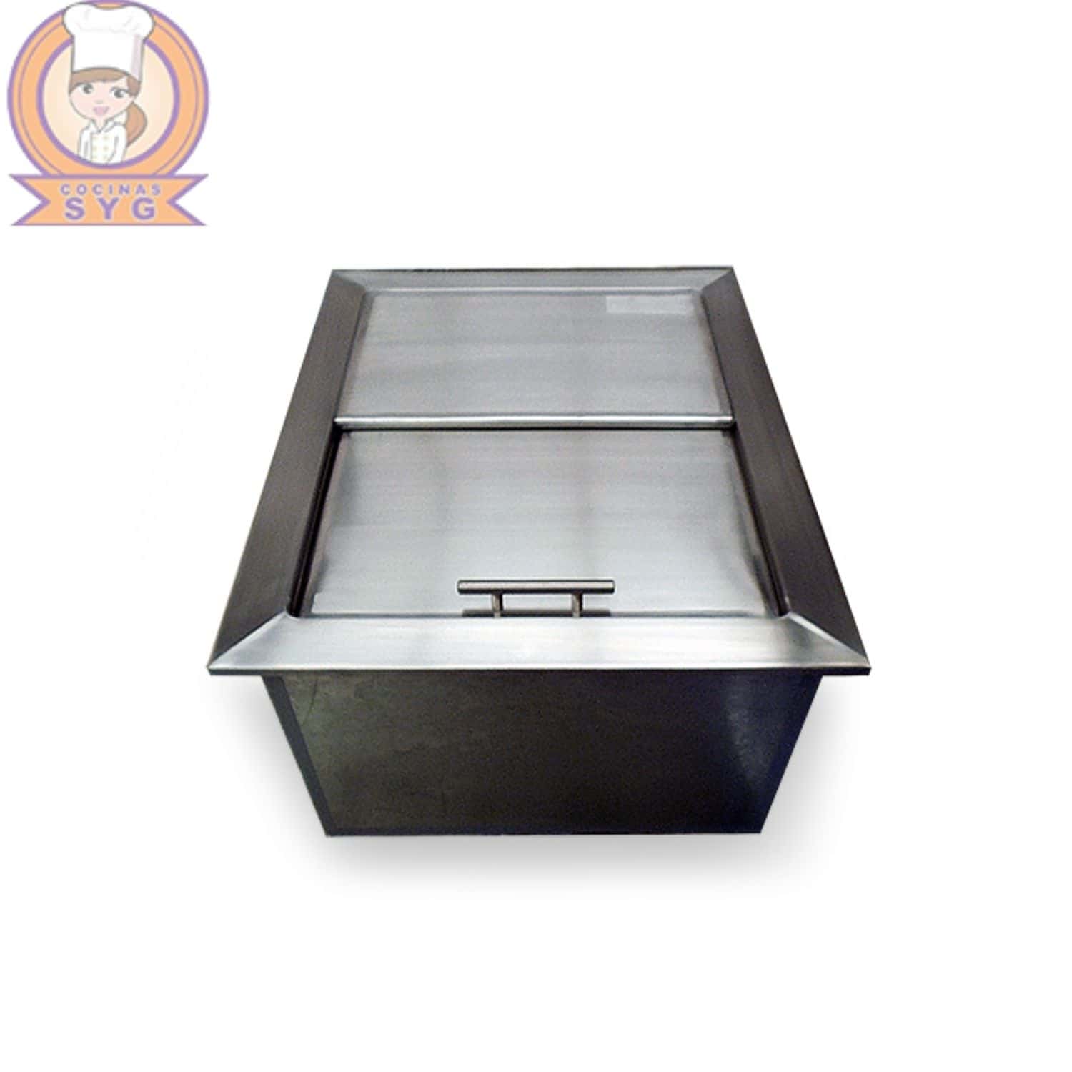 Tinas frías a hielo de acero inoxidable