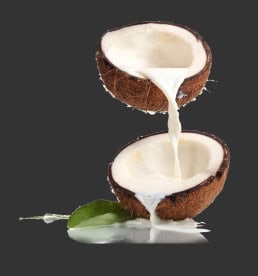 Crema de coco en extracto para cosméticos