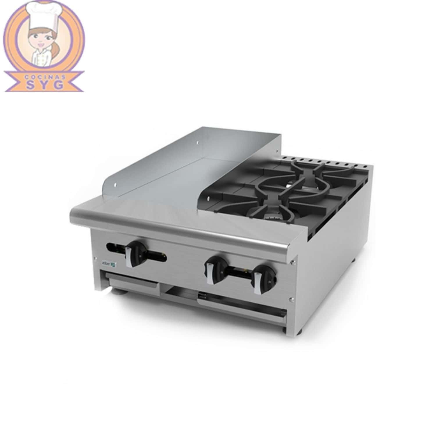 Parrillas-Plancha a gas AEM-G12-B2-24