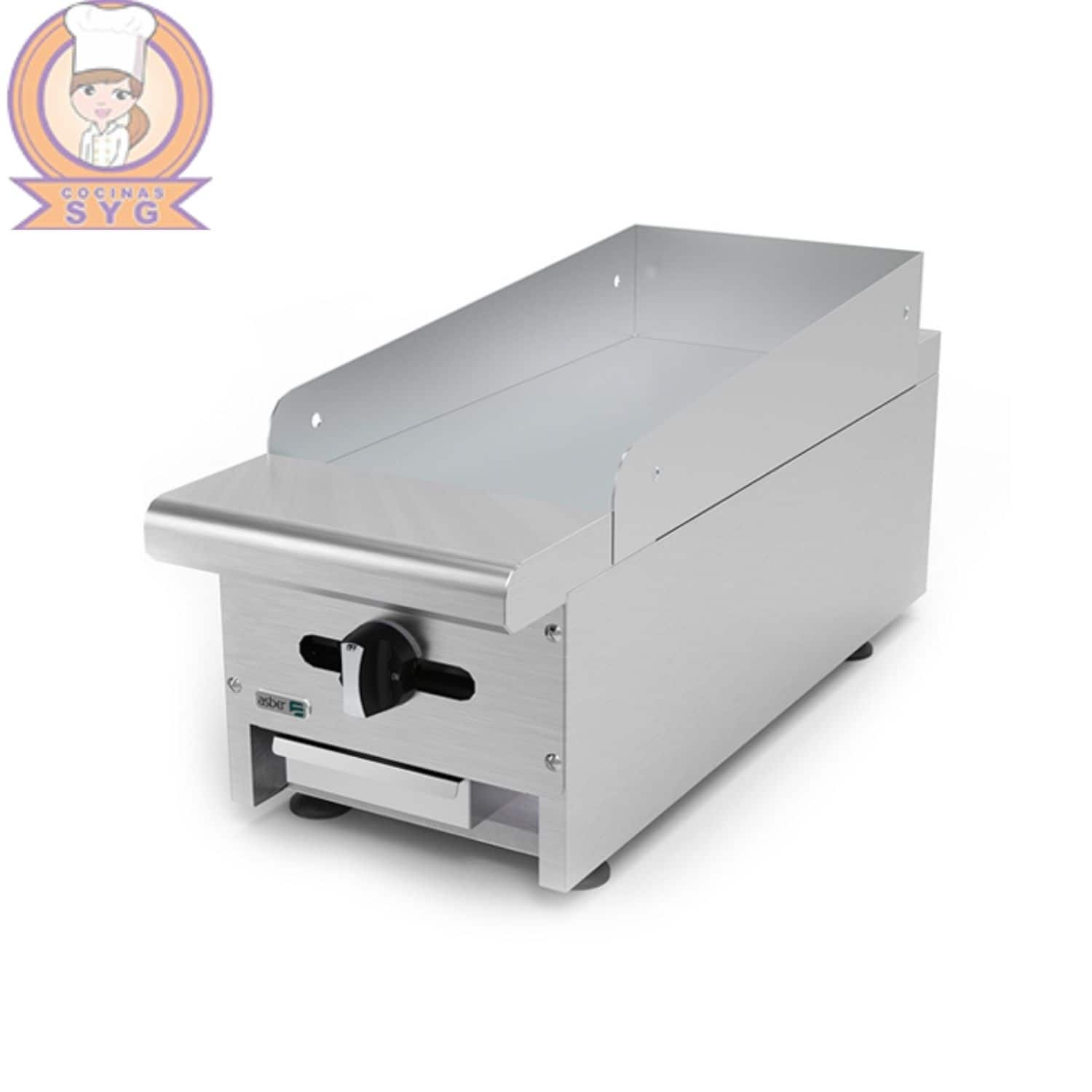 Planchas lisa a gas AEMG-12
