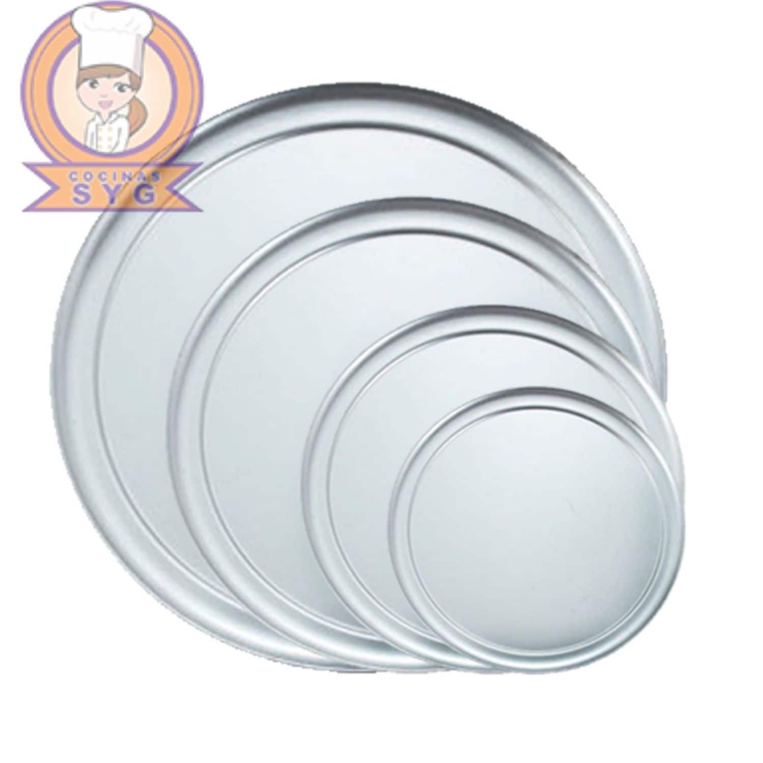 Charolas de aluminio para pizza