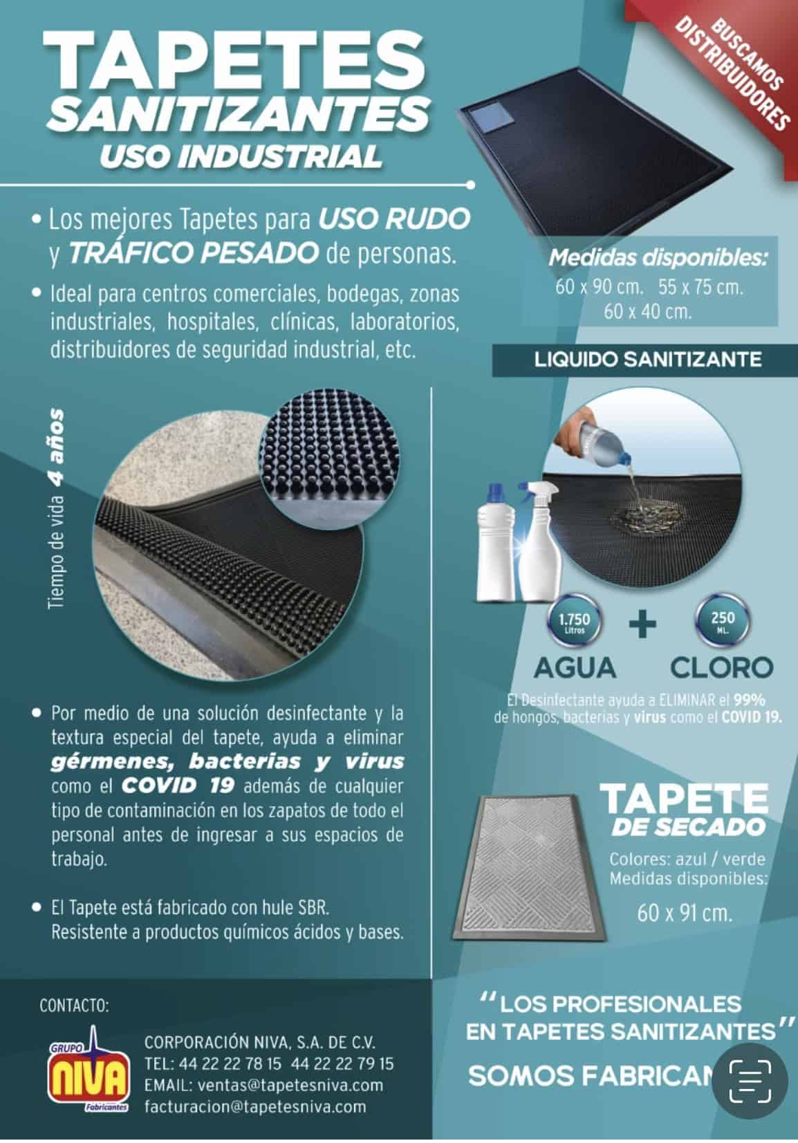 TAPETES ANTIBACTERIALES