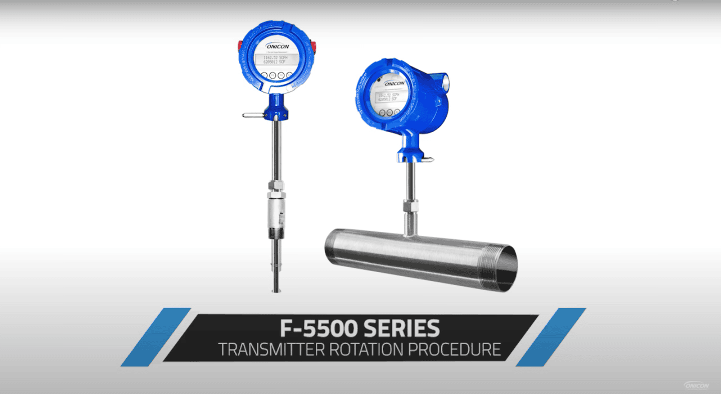Medidor de flujo de masa térmica, marca ONICON serie F-5500 