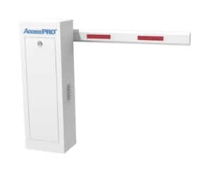 Barreras vehiculares para estacionamiento ACCESSPRO XBS6MR XBS6ML para brazos de hasta 6 metros con tiempo de apertura de 6 segundos