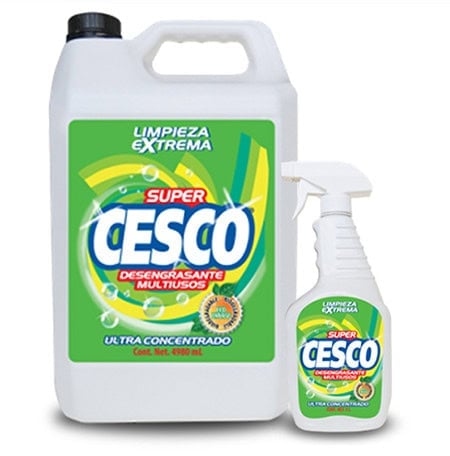 Desengrasante multiusos cesco verde ultra concentrado
