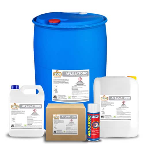Características del aflojatodo y lubricante base solvente
